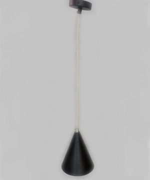 LAMPARA colgante cono negro.jpg